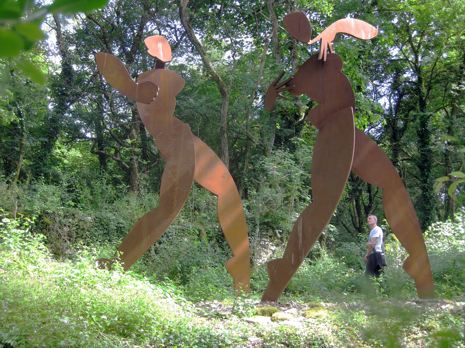 Agnes Keil, `Chumm´ for IleArt-sculpturepark / France